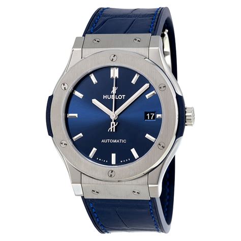 Hublot Classic Fusion Automatic Blue Sunray Dial 